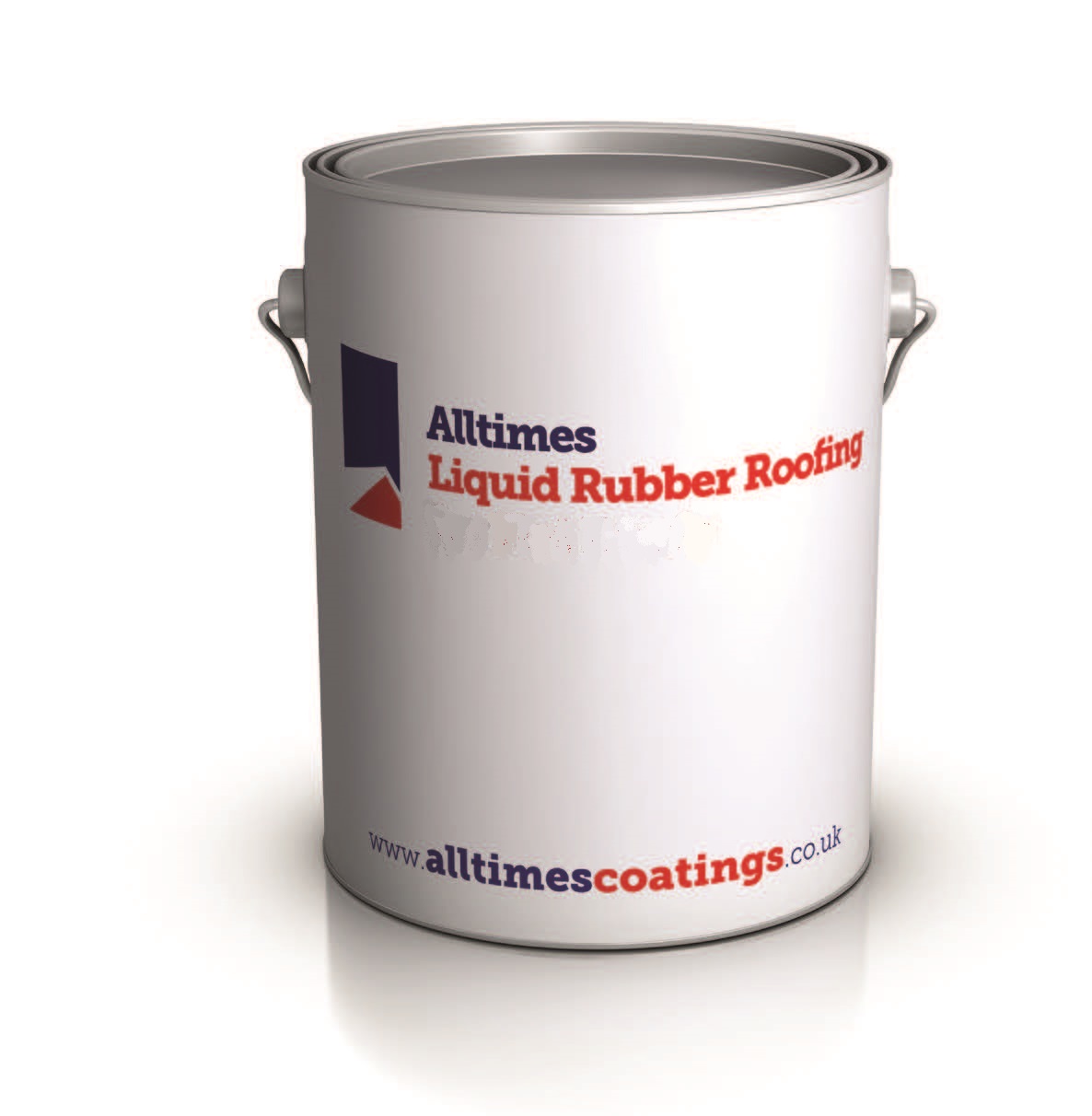 Reinforced liquid rubber installation
